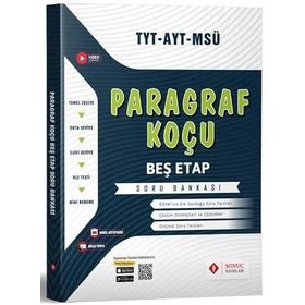 Sonuç Yayınları - Tyt Ayt Msü Paragraf Koçu Beş Etap Soru Bankası