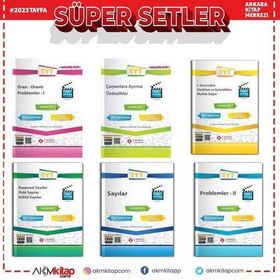Sonuç Yayınları - TYT Matematik Fasikülleri Seti 6 Kitap