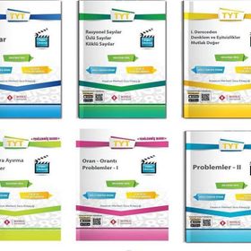 Sonuç Yayınları - TYT Matematik Fasikülleri Seti 6 Kitap