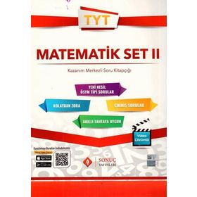 Sonuç Yayınları TYT Matematik Set 2 Kazanım Merkezli Soru Bankası
