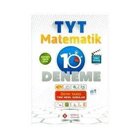 Sonuç Yayınları TYT Matematik Tamamı Çözümlü 10'lu Deneme
