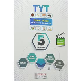 Sonuç Yayınları TYT Tamamı Çözümlü 5 Deneme
