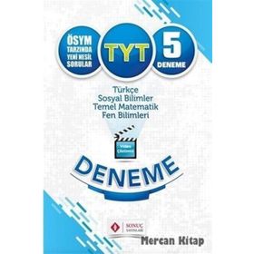 Sonuç Yayınları TYT Tamamı Çözümlü 5 Deneme