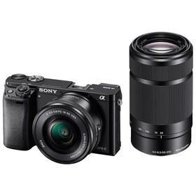 Sony A6000 16-50mm + 55-210mm Lens Aynasız DSLR Fotoğraf Makinesi