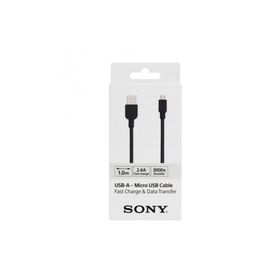 Sony CP-AB100B Siyah 1 m 2.4Mah Light Box Yüksek Hızlı Micro USB Data ve Şarj Kablosu