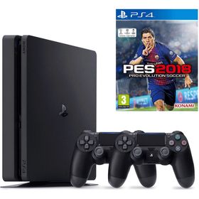 Sony Playstation 4 Pro 1 TB + 2. Kol + PES 2018