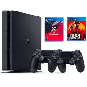 Sony Playstation 4 Slim 500 GB + 2 Kol + FIFA 20 + Red Dead 2 + Drive Club