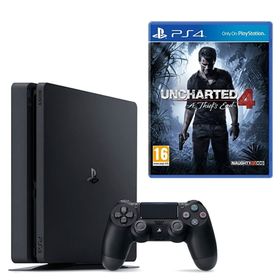 Sony Playstation 4 Slim 500 GB Oyun Konsolu + Uncharted 4 PS4 Oyun