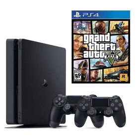 Sony Playstation 4 Slim 500GB + 2.Kol + GTA5