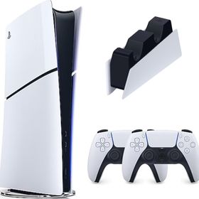 Sony Playstation 5 1 TB Slim Dijital Edition Oyun Konsolu + 2. PS5 Kol Beyaz + PS5 Şarj İstasyonu