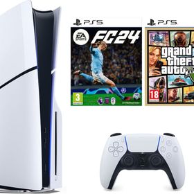 Sony Playstation 5 1TB Slim CD Edition Konsol+PS5 GTA5+PS5 Fifa 24 Oyunu