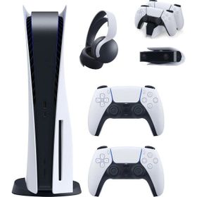 Sony Playstation 5 + 2. Kol + Ps5 Pulse 3D Kulaklık+ Ps5 Şarj İstasyonu+ Ps5 Kamera 5'li Set