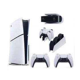 Sony PlayStation 5 Slim CD Edition Oyun Konsolu + 2 DualSense + Şarj İstasyonu + PS5 Kamera