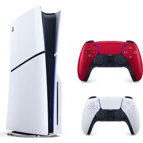 Sony PlayStation 5 Slim CD Oyun Konsolu + 2. Volcanic Red DualSense