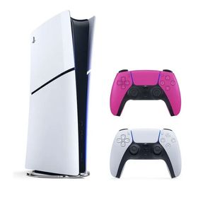 Sony PlayStation 5 Slim Digital Edition 1 TB Oyun Konsolu + Beyaz Pembe 2 DualSense