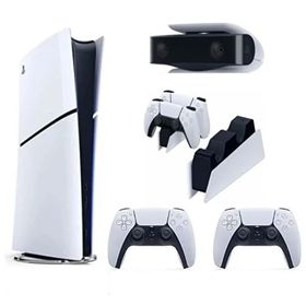 Sony PlayStation 5 Slim Dijital Edition Oyun Konsolu + 2 Dual Sense + Şarj İstasyonu + PS5 Kamera