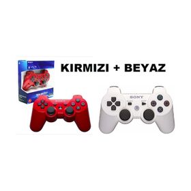 Sony PS3 DualShock 3 Kırmızı - Beyaz PS3 Kol