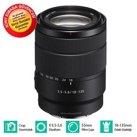 Sony SAL 18-135mm F/3.5-5.6 Lens