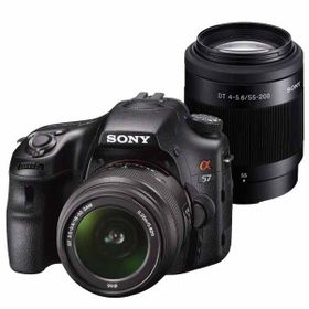 Sony SLT-A57 18-55mm + 55-200mm Lens DSLR Fotoğraf Makinesi