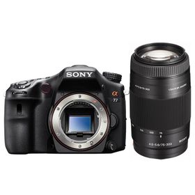 Sony SLT-A77 75-300mm Lens Siyah DSLR Fotoğraf Makinesi