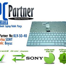 Sony SVE14A1X1R Beyaz Klavye