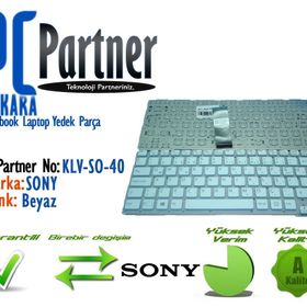 Sony SVE14A2X2E Beyaz Klavye