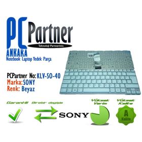 Sony SVE14A3M1R Beyaz Klavye