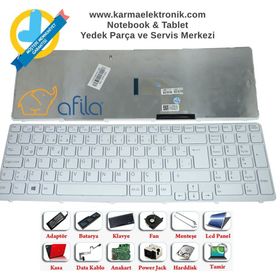 Sony SVE1511P1EW Beyaz Notebook Klavye