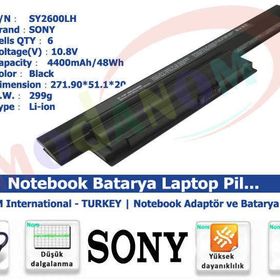 Sony SVE1511P1EW Notebook Batarya