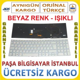 Sony SVF152C1WW Beyaz Klavye