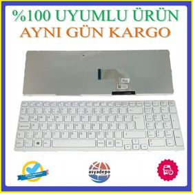 Sony Vaio SVE1512D4E Beyaz Klavye