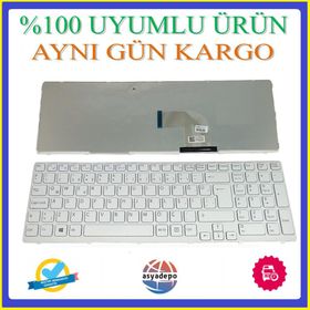 Sony Vaio SVE1512D4E Beyaz Klavye