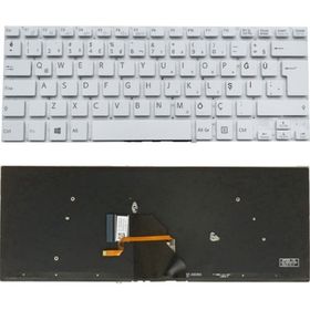 Sony Vaio SVF14212CXW Beyaz Klavye