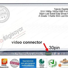 Sony Vaio SVF15324CXW Uyumlu Notebook Ekran