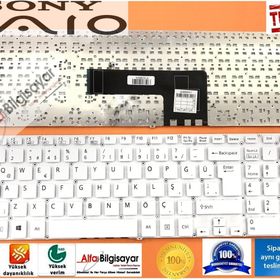Sony Vaio SVF1532R1E Beyaz Klavye