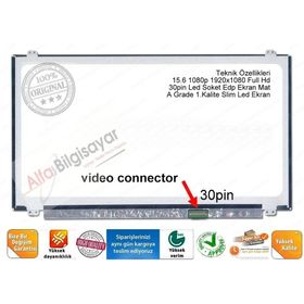 Sony Vaio SVF154 SVF15415CDB 15.6 Slim LED Uyumlu LCD Ekran Panel