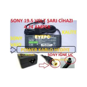 Sony Vaio TPM VGN-BX760 19.5V 4.74A Uyumlu Notebook Adaptör