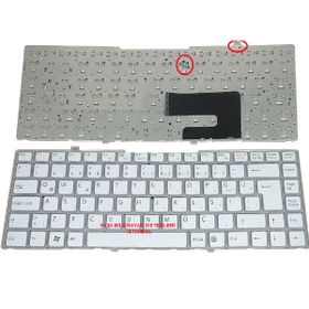 Sony Vaio VGNFW4 Beyaz Klavye