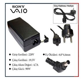 Sony Vaio VGP-AC19V37 Uyumlu Notebook Adaptör