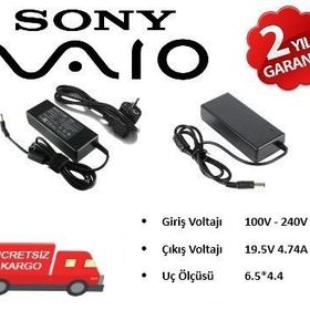 Sony Vaio VPCEJ2L1E/B VPCEJ2L1E/W Uyumlu Notebook Şarj Adaptörü