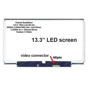 Sony Vaio VPCSB2A7R Uyumlu Notebook LCD Ekran