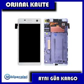 Sony Xperia C4 Dokunmatik Beyaz Çıtalı Lcd Ekran