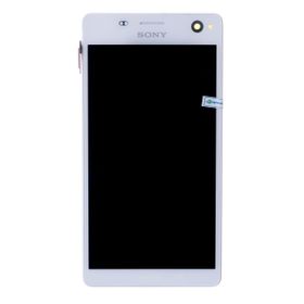 Sony Xperia C4 Dokunmatik Beyaz Çıtalı Lcd Ekran