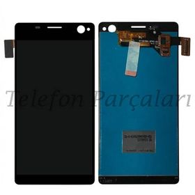 Sony Xperia C4 Dokunmatik Siyah Çıtalı Lcd Ekran