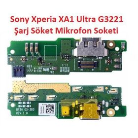 Sony Xperia XA1 Ultra G3221 Şarj Soket Mikrofon Bordu