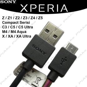 Sony Xperia Z Z1 Z2 Z3 Z4 Z5 Compact Şarj Data Kablosu