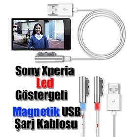 Sony Xperia Z1 Z2 Z3 Manyetik Şarj Kablosu
