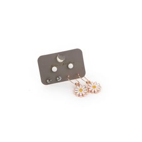 Soobepark Papatya Tasarım Rose Gold Renk Küpe