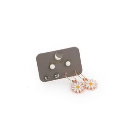 Soobepark Papatya Tasarım Rose Gold Renk Küpe