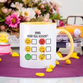 Soppigo Bugün Nasıl Hissediyorsun Emoji Sarı Kupa